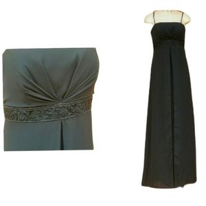 🖤 Michaelangelo Black Beaded Evening Gown